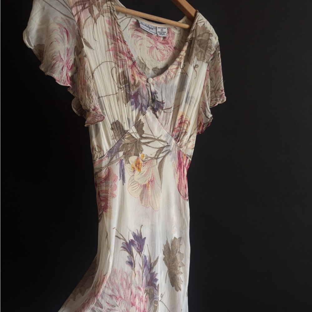 Floral 90s Slip Maxi Dress